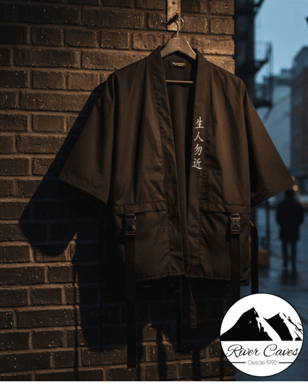 Kimono Cargo Negro - River Caves - Imagen 4