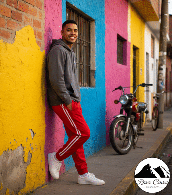 Sudadera Hombre Deportiva Colors - River Caves - Imagen 2