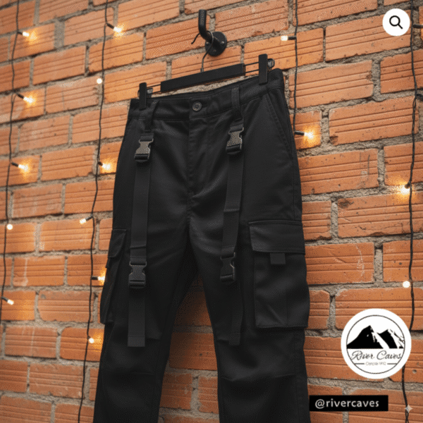 Pantalón Cargo con Riatas Hombre - Imagen 3