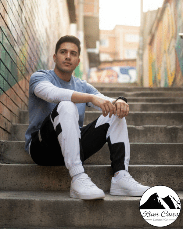 Sudadera Cargo B&W Hombre - Imagen 3