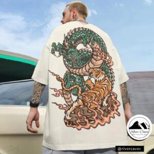 camiseta oversize dragon