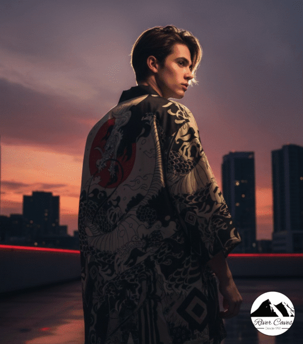 Kimono Dragón Oriental- River Caves - Imagen 3
