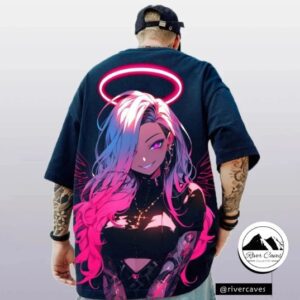 Camiseta Oversize Angel Demon