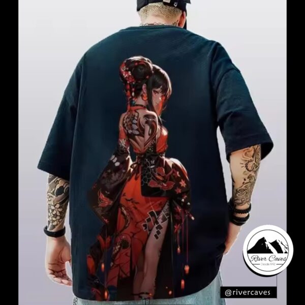 Camiseta Oversize Red Geisha