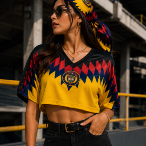 Crop Top Selección Colombia Retro