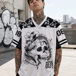 Camiseta Calavera Koi