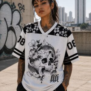 Camiseta Calavera Koi